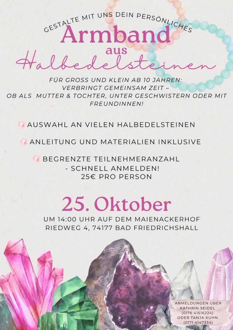 Armband aus Halbedelsteinen